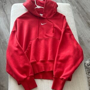 Nike Women's Bold Red Pullover Hoodie